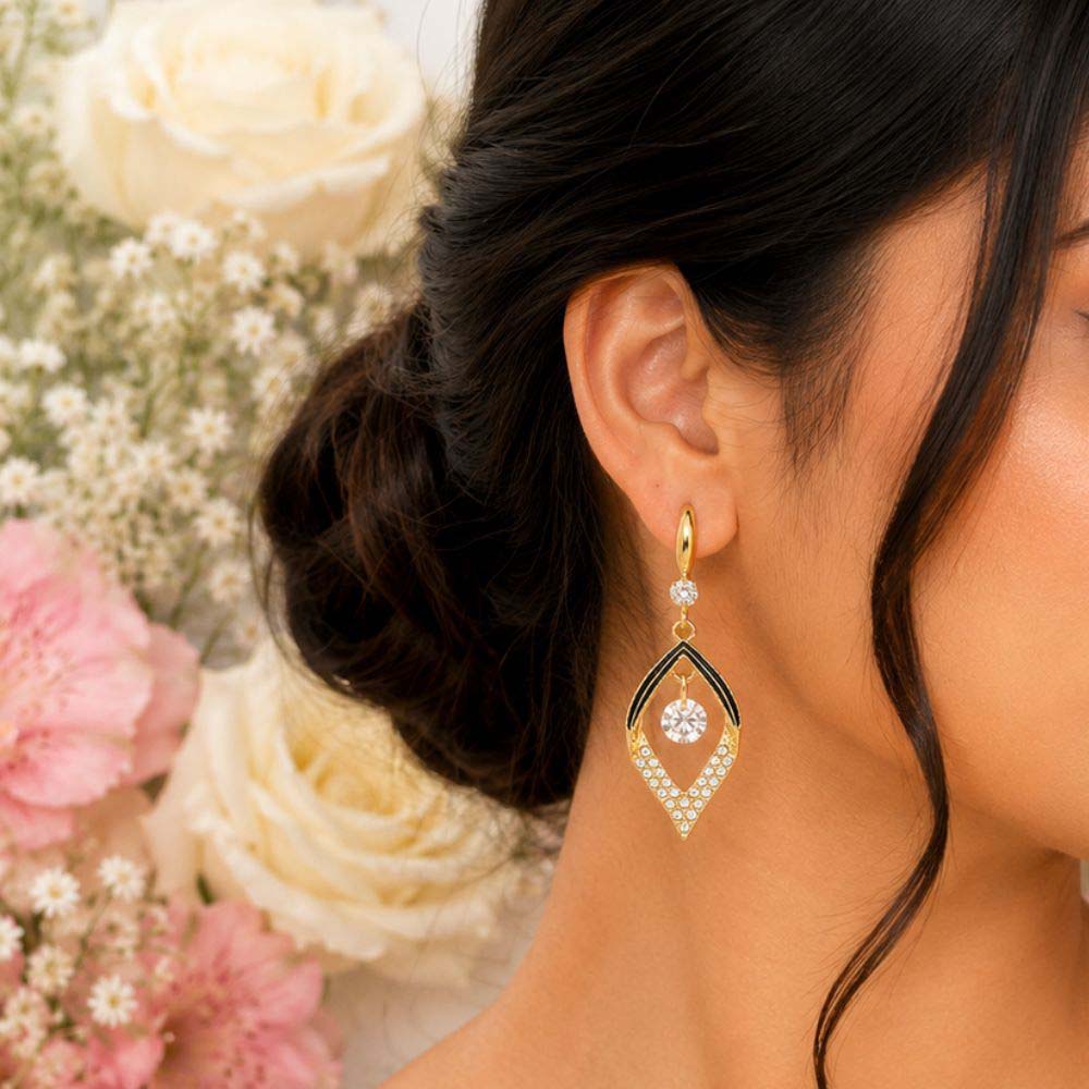 Golden Spark Earrings