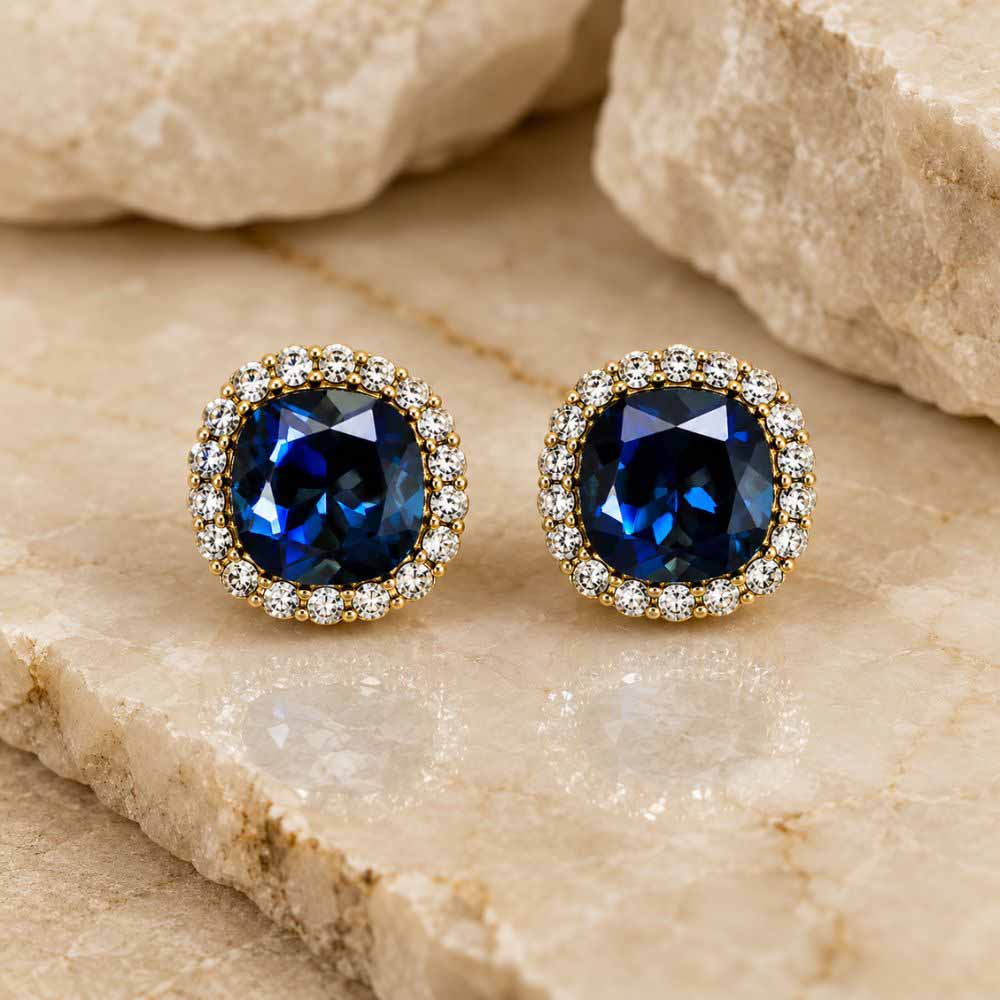 Blue Stone Earrings
