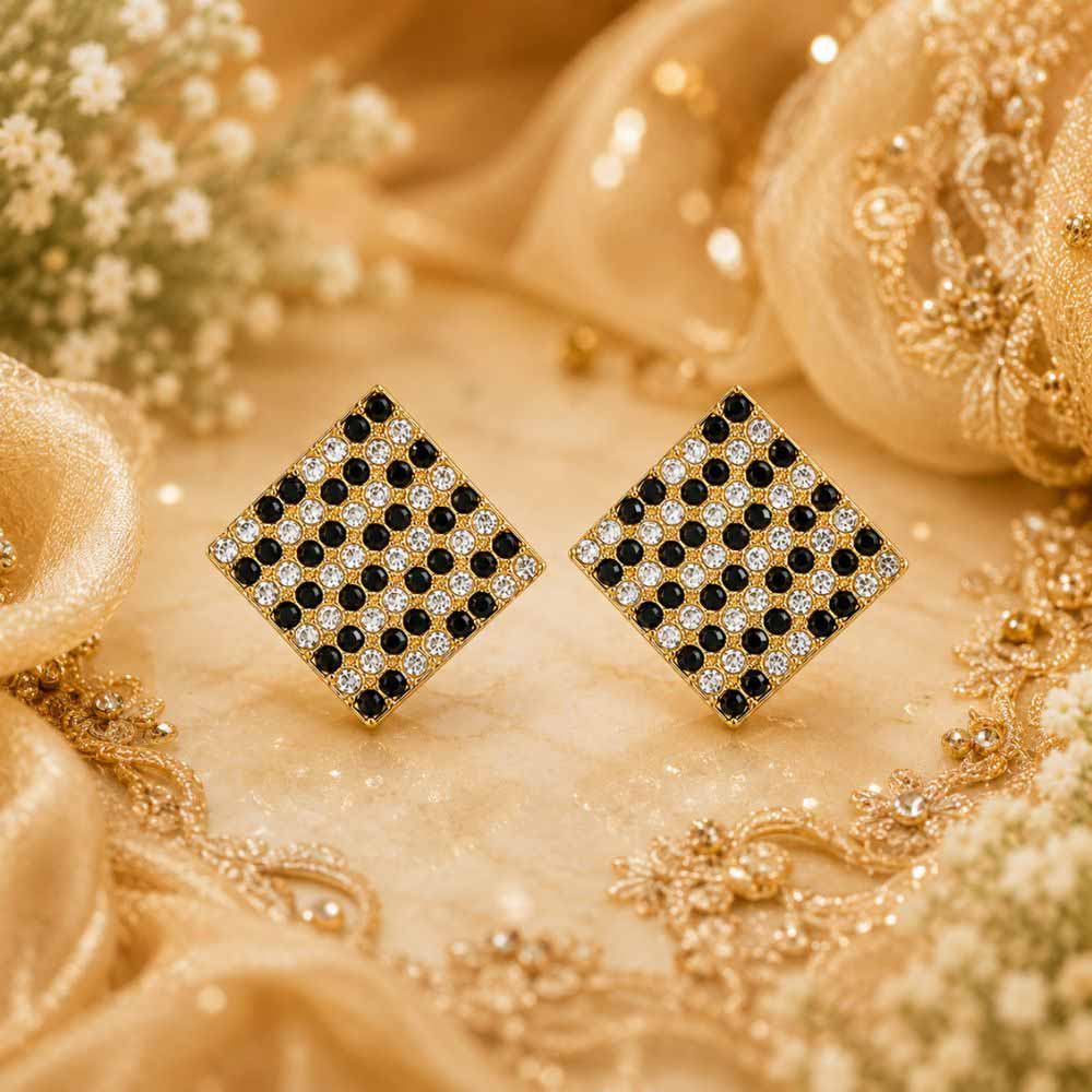 Black Crystal Earrings