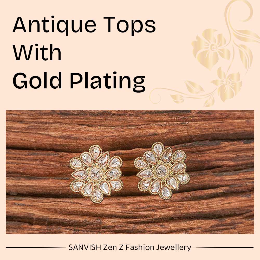 Antique Tops With Mehndi Plating