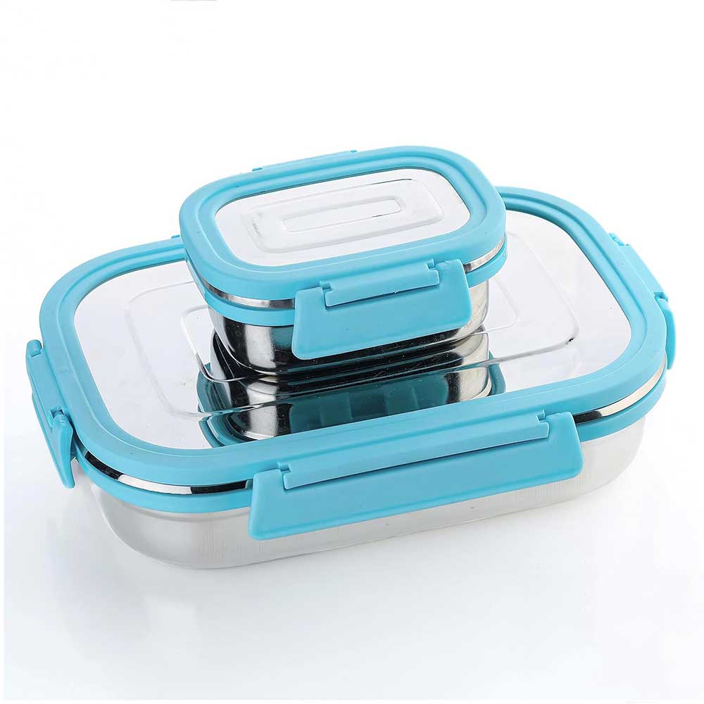 AquaLock Stainless Steel Leakproof Lunch Box