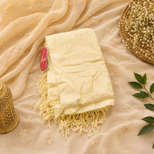 Royal Cream Jacquard Dupatt
