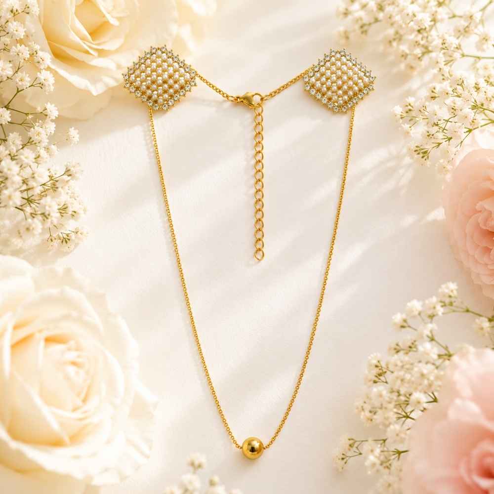 Royal Pearl Chain Earrings